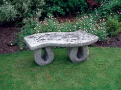 Statues & Sculptures Stone Benches-Weildon Stone Garden Bench