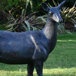 Statues & Sculptures Stags & Deers-Wild Doe & Fawn 103cm Bronze Metal Garden Statues