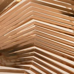 Statues & Sculptures Table Top|Abstract-Xenon Grid 70cm Copper Metal Indoor Sculpture