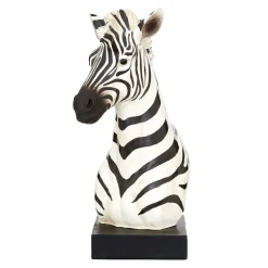 Statues & Sculptures Table Top|Animals-Zen Zebra 54cm Resin Indoor Sculpture