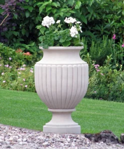 Statues & Sculptures Large|Round-Zeus Vase Stone Garden Planter